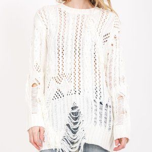 Distressed Sweater
